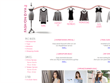 Tablet Screenshot of fashiondiva.sg